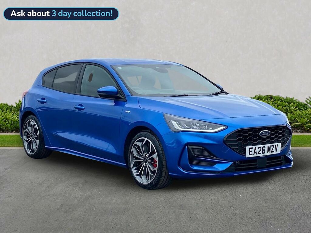 Ford Focus 1.0 Ecoboost Hybrid Mhev 155 St-line X Blue