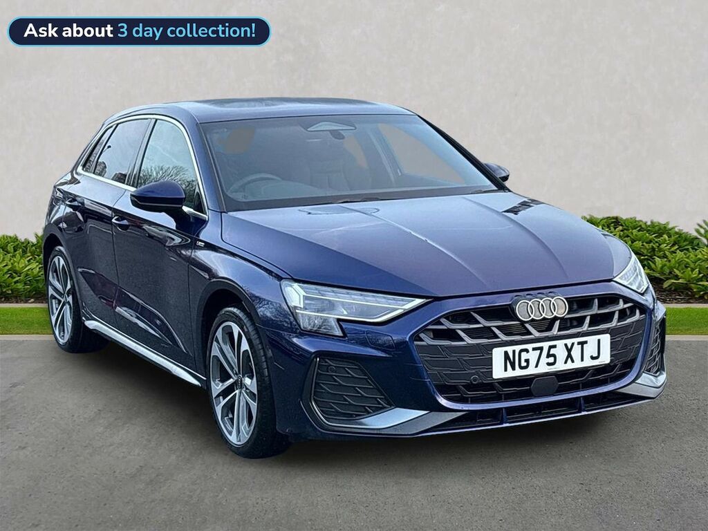 Audi A3 1.5 Tfsi S Line Sportback S Tronic Euro Blue