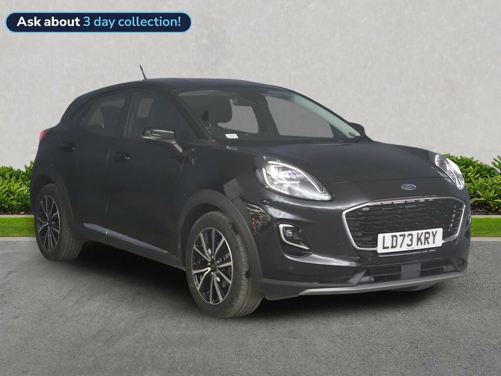 Ford Puma 1.0T Ecoboost Mhev Titanium Suv Hybrid Black