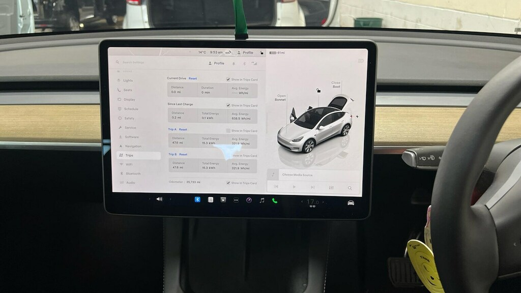 Tesla Model Y Rwd Pan Roof, White #12