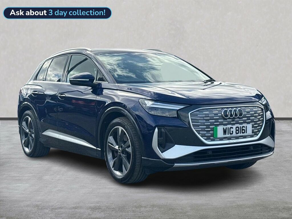 Audi Q4 E Tron 40 S Line Suv 82Kwh 204 Ps Blue