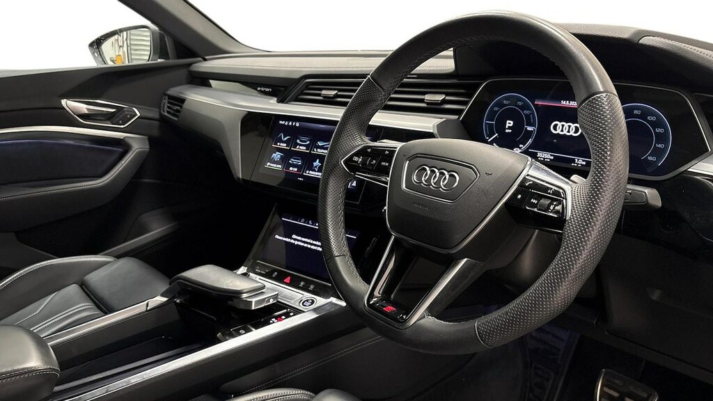 Audi Q8 e tron 55 S Line Sportback Quattro 114K Black #6