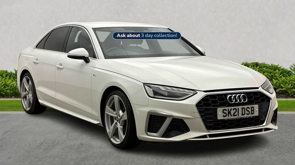 Audi A4 2.0 Tfsi 35 S Line Saloon S Tronic Euro White