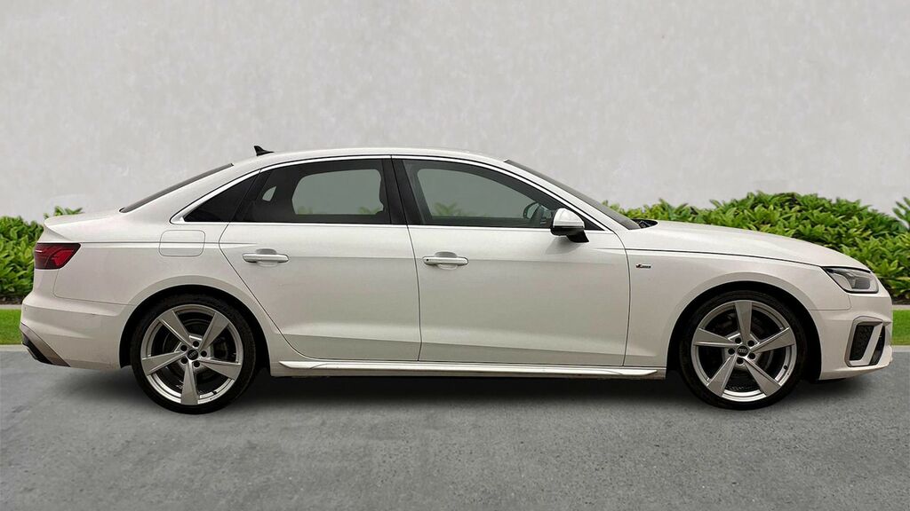 Audi A4 2.0 Tfsi 35 S Line Saloon S Tronic Euro White #3