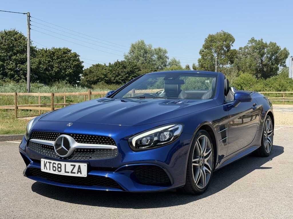 Mercedes-Benz SL Class Sl 500 Amg Line Premium 9G-tronic Blue #6