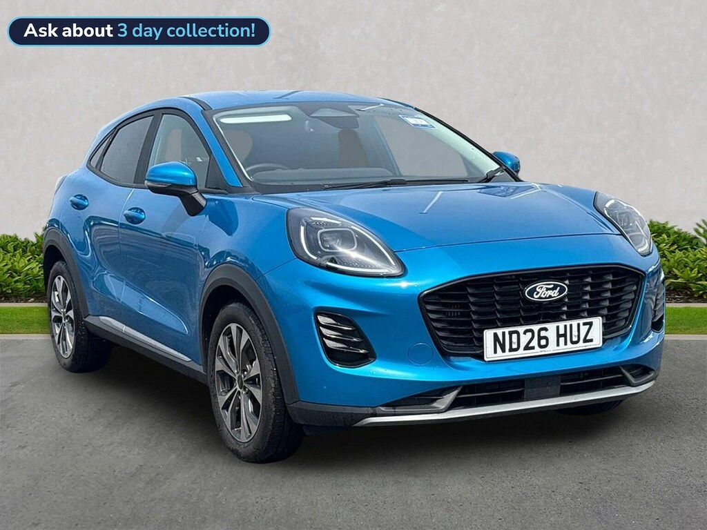 Ford Puma 1.0T Ecoboost Mhev Titanium Suv Hybrid Blue