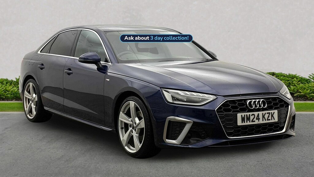 Audi A4 2.0 Tfsi 35 S Line Saloon S Tronic Euro Blue