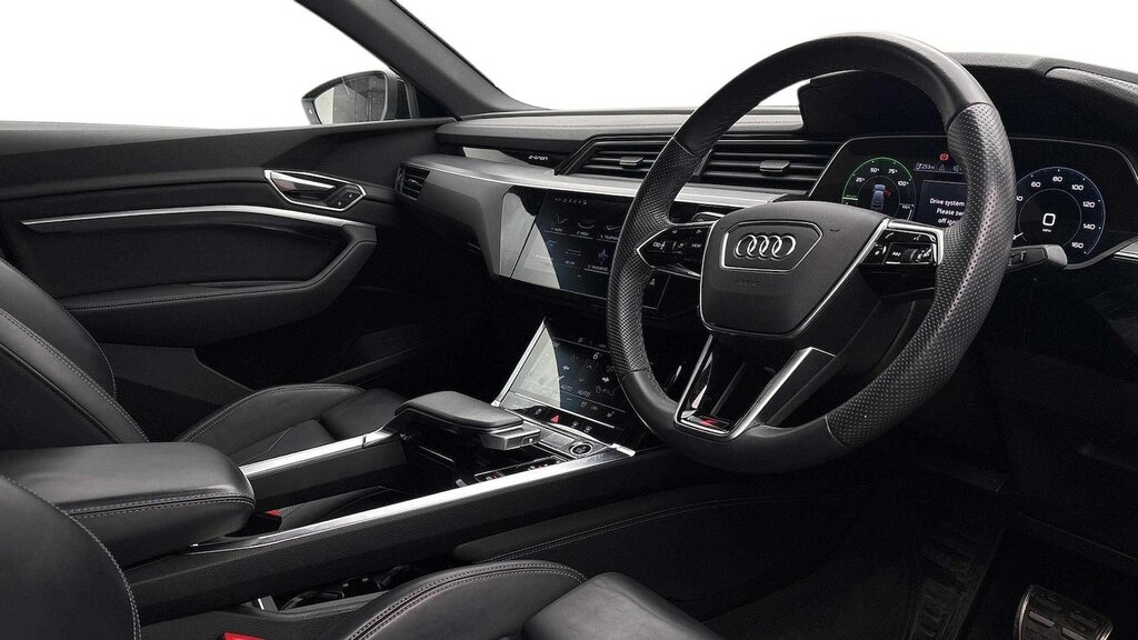 Audi Q8 e tron 55 S Line Sportback Quattro 114K Black #6