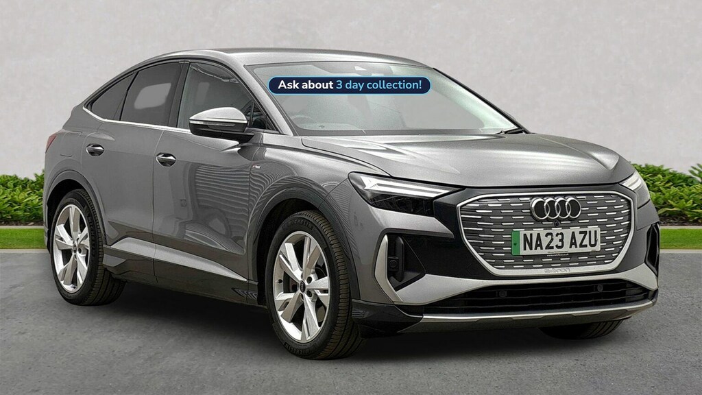 Audi Q4 E Tron 40 S Line Sportback 82Kwh 204 P Grey