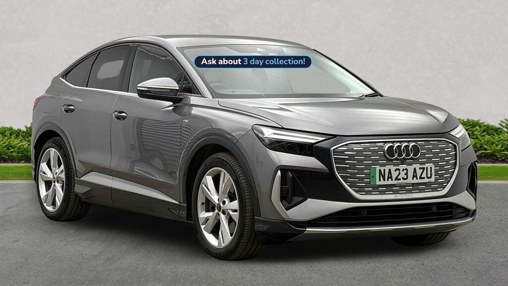 Audi Q4 E Tron 40 S Line Sportback 82Kwh 204 P Grey