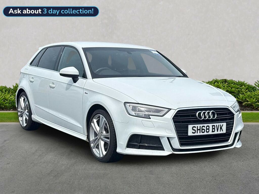 Audi A3 1.0 Tfsi 30 S Line Sportback Eur White