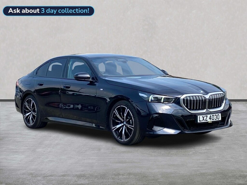 BMW 5 Series 2.0 520I Mht M Sport Saloon Hybrid Step Black