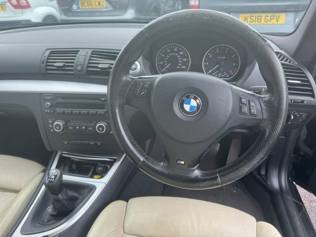 BMW 1 Series 123D M Sport Coupe Black #5