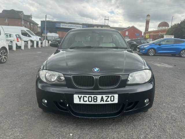 BMW 1 Series 123D M Sport Coupe Black #2