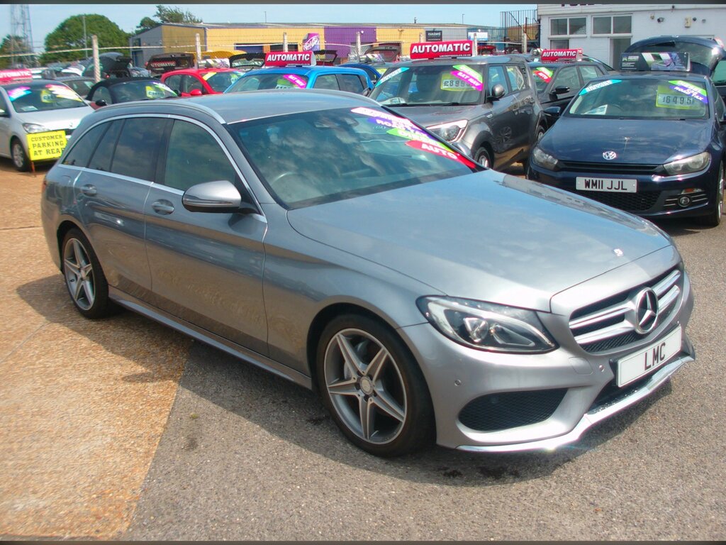 Mercedes-Benz C Class Estate 2.1 C220d Amg Line Estate Die Silver