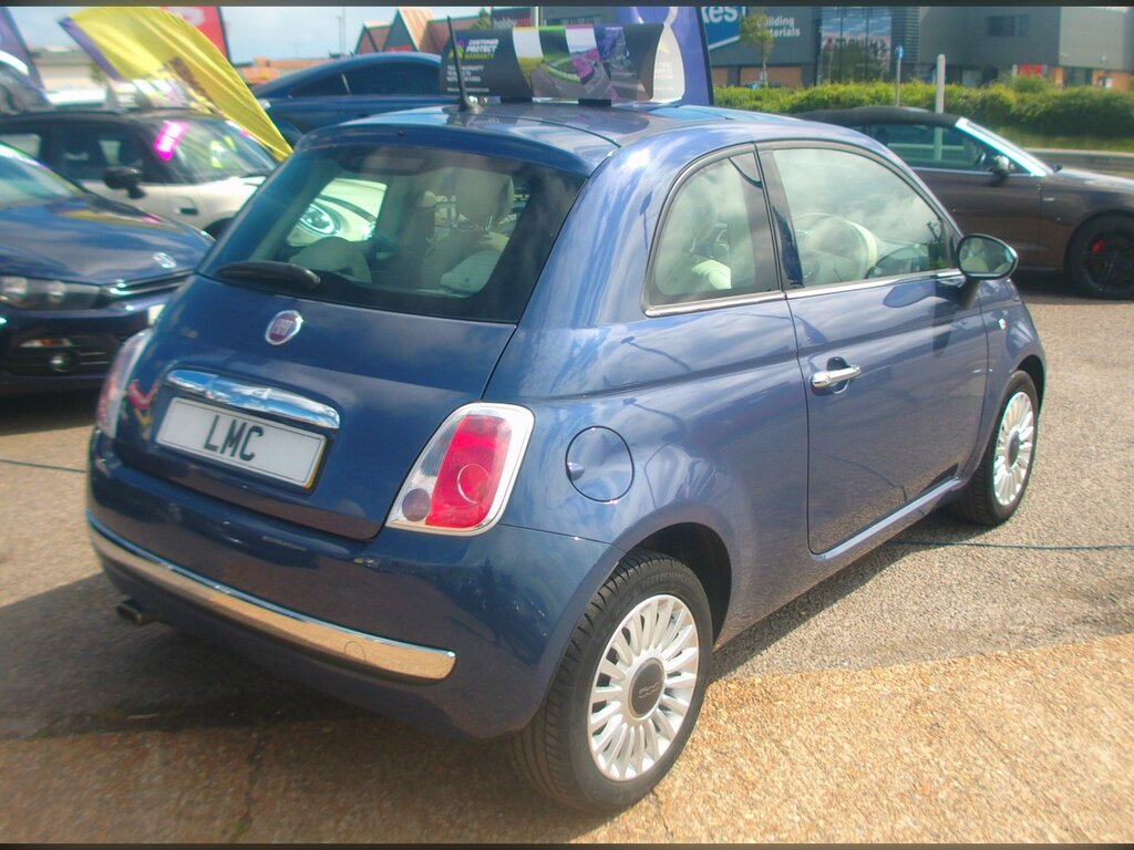 Fiat 500 1.2 Lounge Hatchback Euro 6 Ss LG14RZT Blue #6