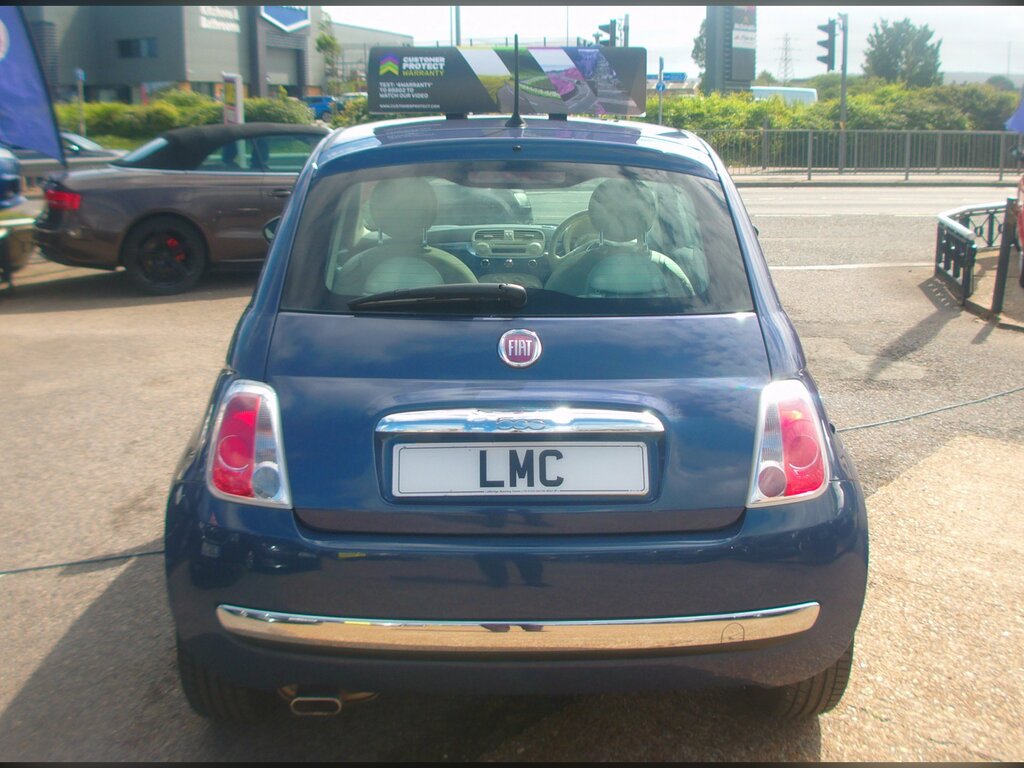 Fiat 500 1.2 Lounge Hatchback Euro 6 Ss LG14RZT Blue #5