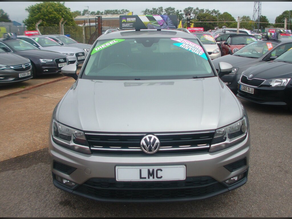 Volkswagen Tiguan 2.0 Tdi Se Navigation Suv Euro 6 DS67PWF Silver #2