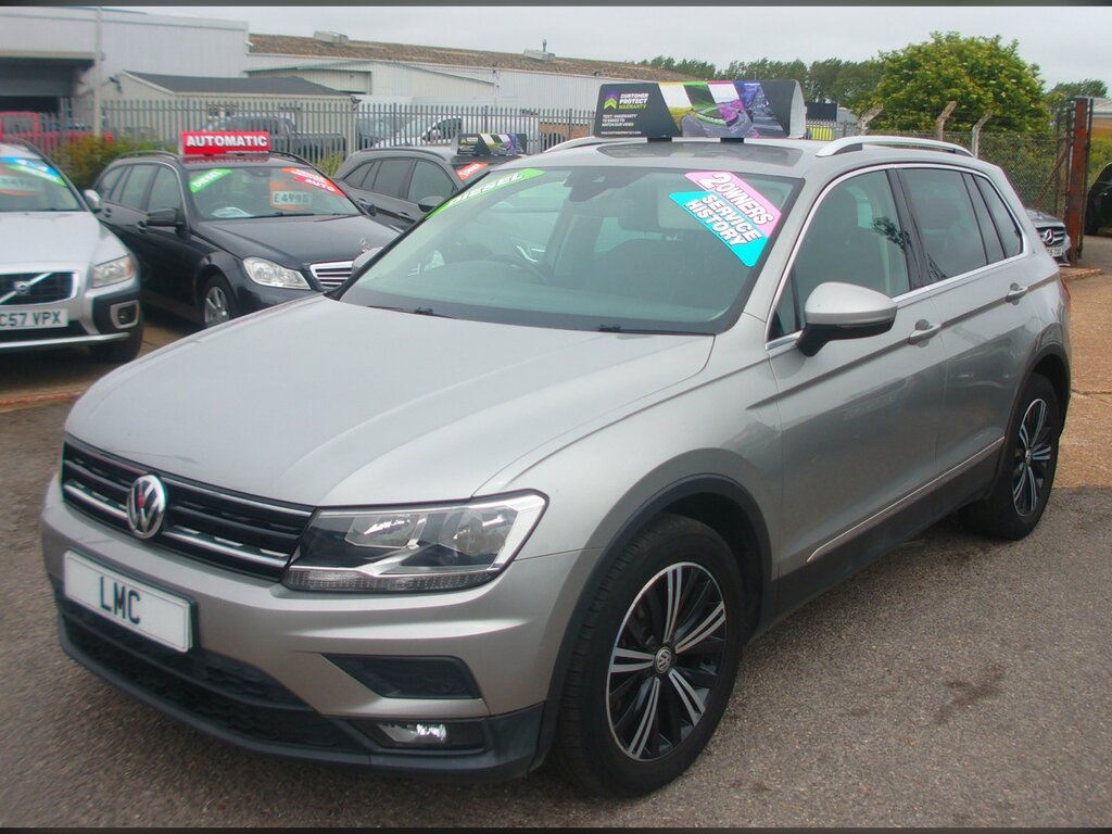 Volkswagen Tiguan 2.0 Tdi Se Navigation Suv Euro 6 DS67PWF Silver #3