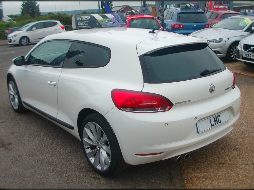 Volkswagen Scirocco 2.0 Tdi Bluemotion Tech Gt Hatchback Ma White #4