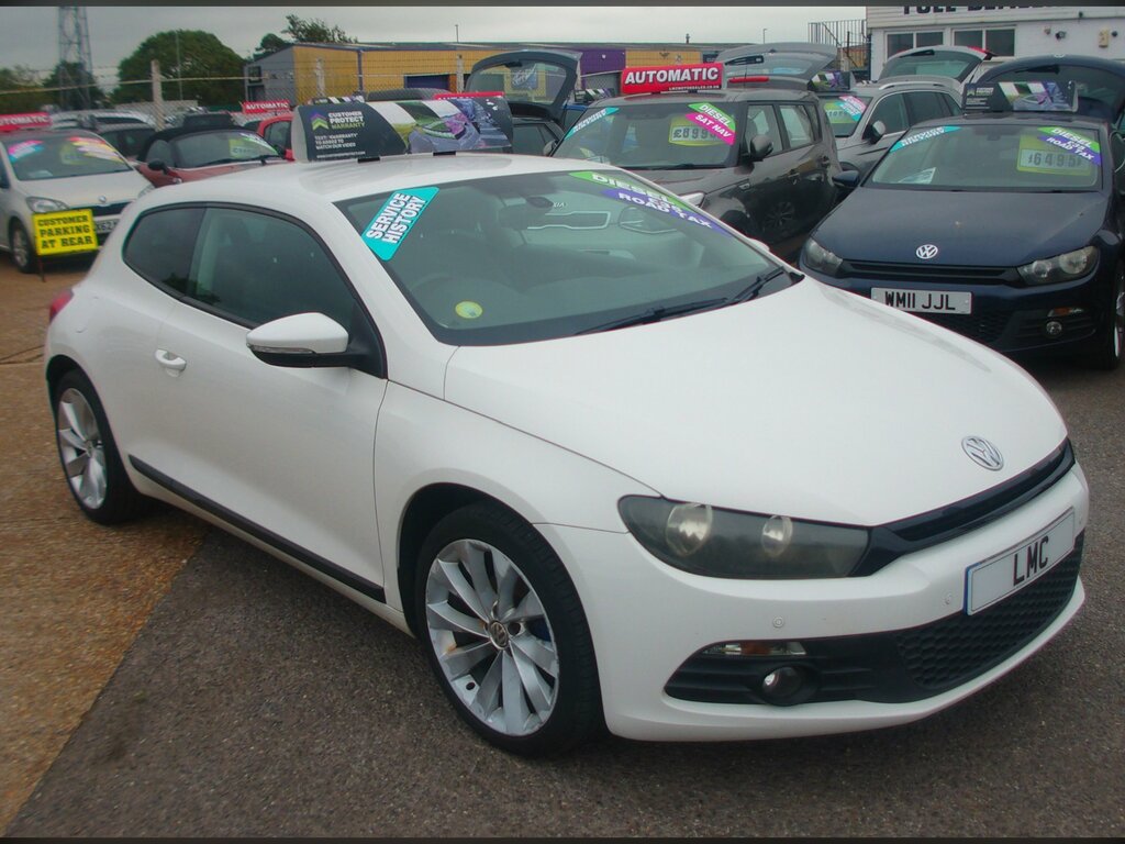 Volkswagen Scirocco 2.0 Tdi Bluemotion Tech Gt Hatchback Ma White