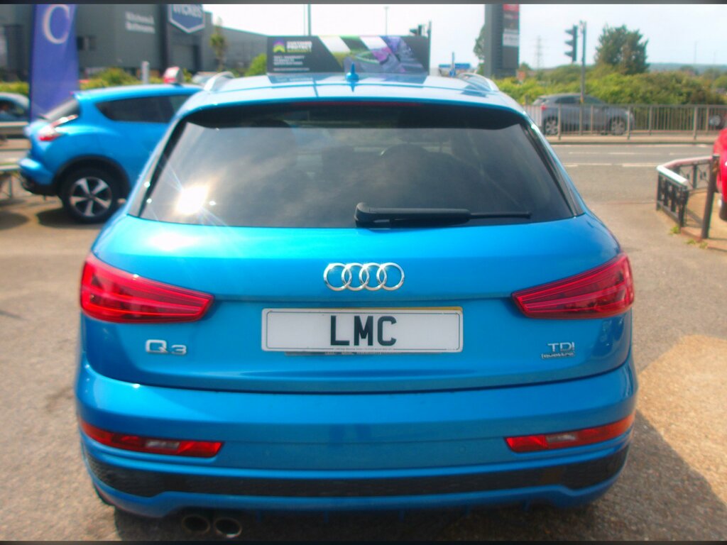 Audi Q3 2.0 Tdi S Line Plus Suv Quattro MF65YKH Blue #5