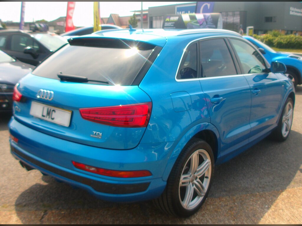 Audi Q3 2.0 Tdi S Line Plus Suv Quattro MF65YKH Blue #6