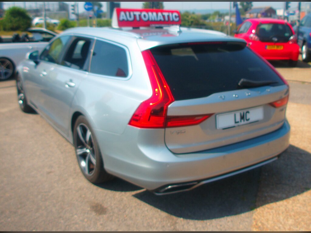 Volvo V90 Awd 2.0 D5 Powerpulse R-design Estate Die Silver #4