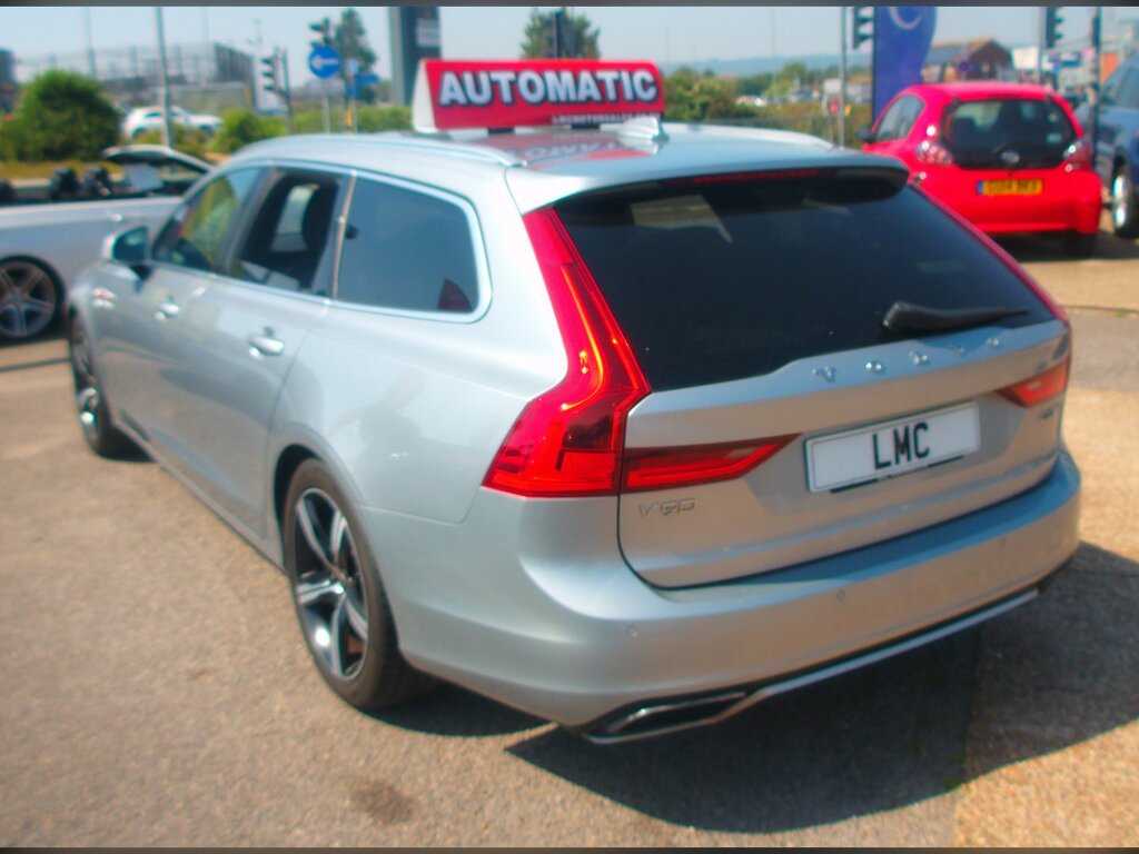Volvo V90 Awd 2.0 D5 Powerpulse R-design Estate Die Silver #5