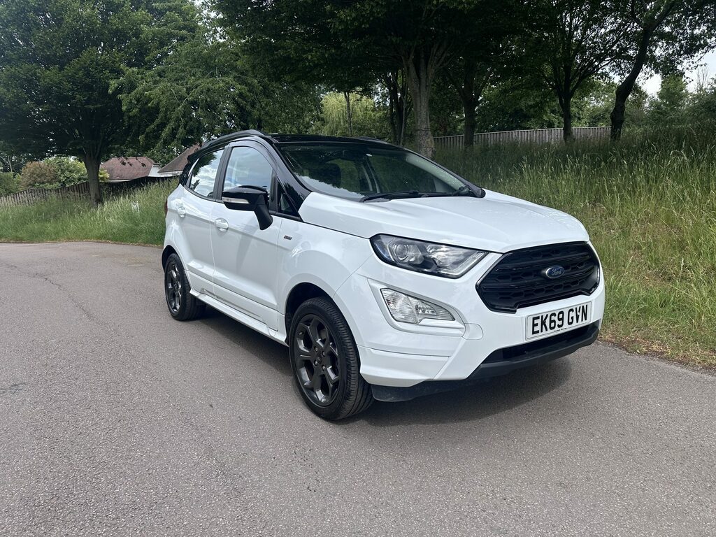 Ford Ecosport 1 0T Ecoboost St Line Euro 6 2019 White 3 White