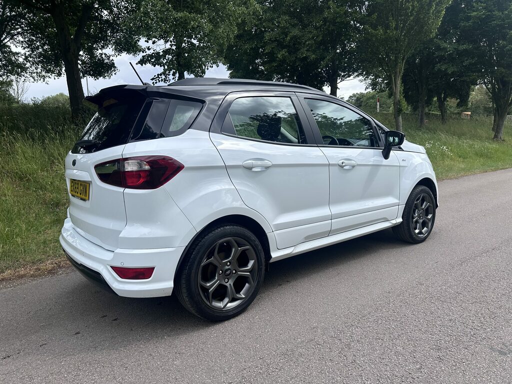 Ford Ecosport 1 0T Ecoboost St Line Euro 6 2019 White 3 White #4