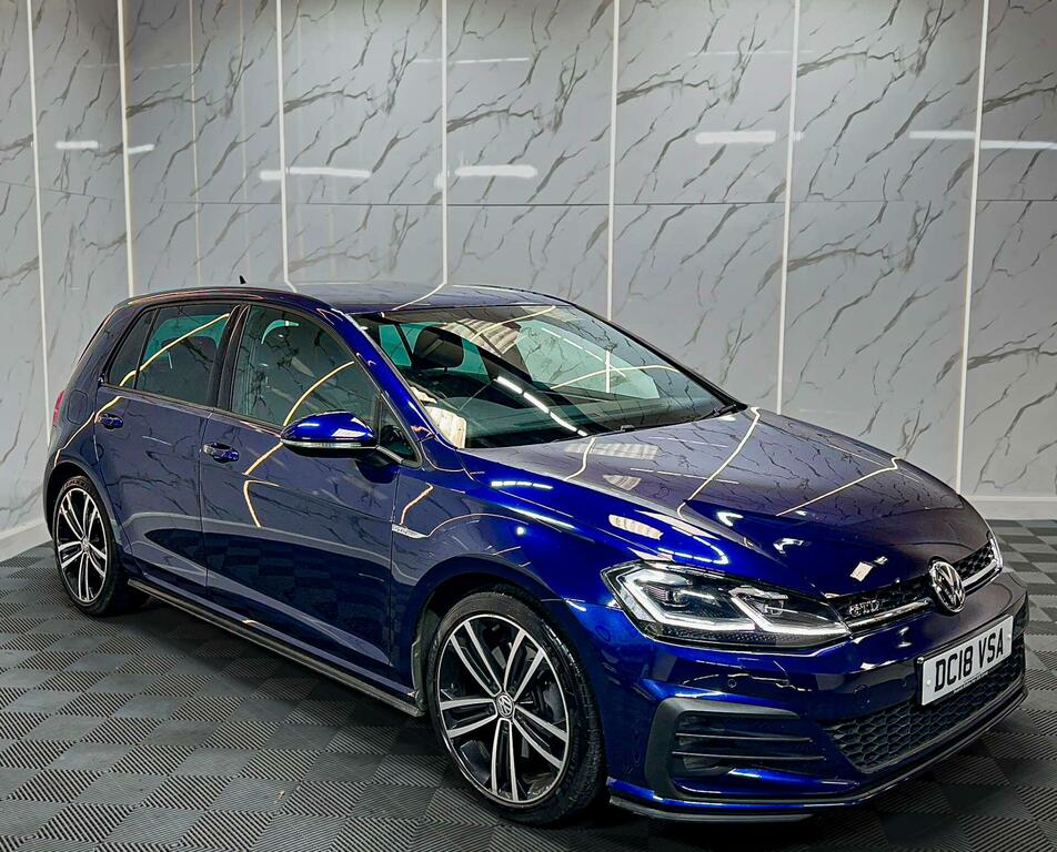 Volkswagen Golf Gtd Blue #4