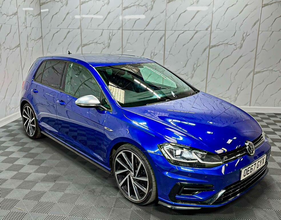 Volkswagen Golf R Blue #5