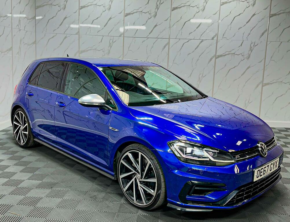 Volkswagen Golf R Blue #4