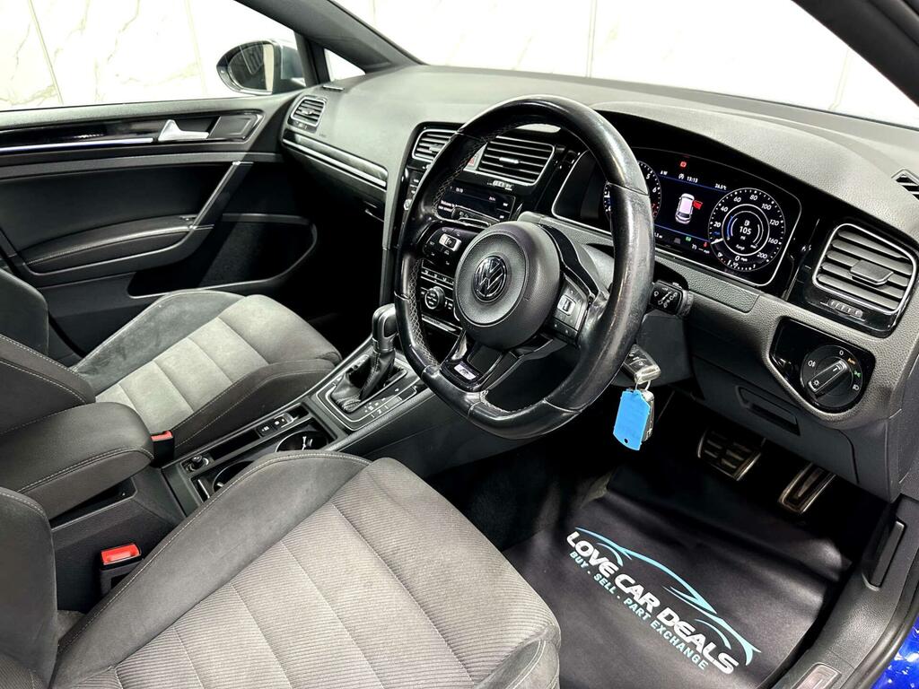 Volkswagen Golf R Blue #3
