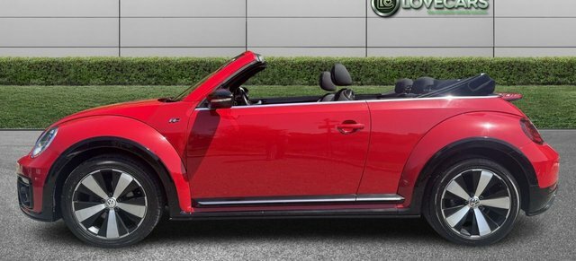 Volkswagen Beetle 2.0 Tdi Bluemotion Tech R-line Cabriolet Diese ASZ4705 Red #6