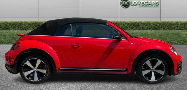 Volkswagen Beetle 2.0 Tdi Bluemotion Tech R-line Cabriolet Diese ASZ4705 Red #4