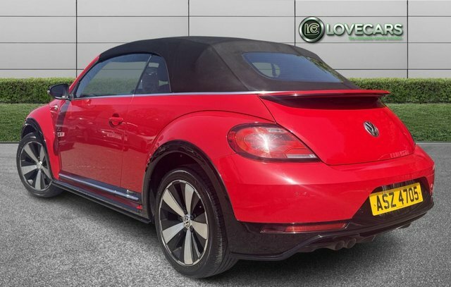 Volkswagen Beetle 2.0 Tdi Bluemotion Tech R-line Cabriolet Diese ASZ4705 Red #3