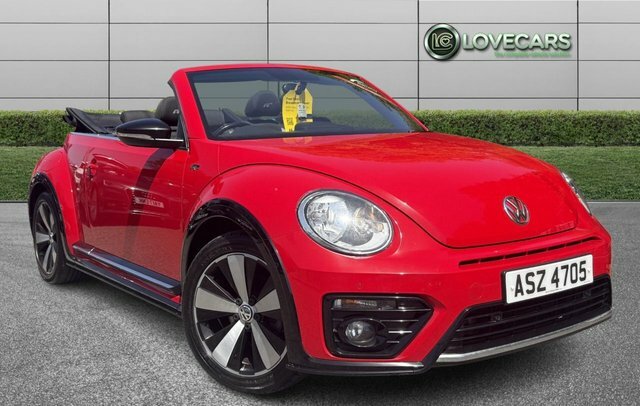 Volkswagen Beetle 2.0 Tdi Bluemotion Tech R-line Cabriolet Diese Red