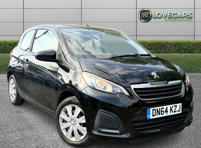 Peugeot 108 1.0 Vti Active Hatchback Euro 5 Black