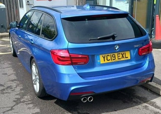 BMW 3 Series 2.0 320I M Sport Touring Euro 6 S YC19EXL Blue #2