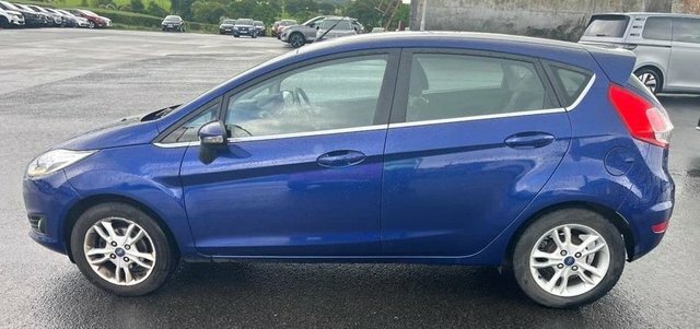 Ford Fiesta 1.25 Zetec Hatchback Euro 6 82 MC66FTJ Blue #5