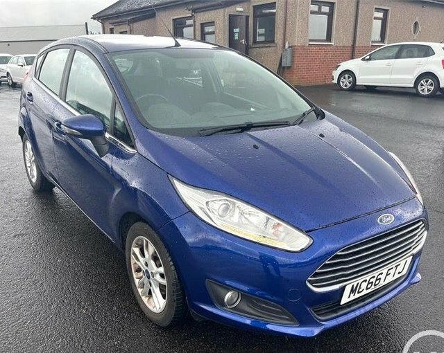Ford Fiesta 1.25 Zetec Hatchback Euro 6 82 MC66FTJ Blue