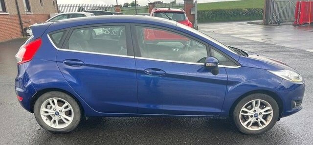 Ford Fiesta 1.25 Zetec Hatchback Euro 6 82 MC66FTJ Blue #3