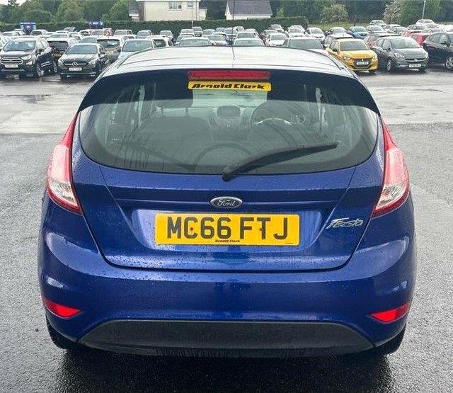 Ford Fiesta 1.25 Zetec Hatchback Euro 6 82 MC66FTJ Blue #6