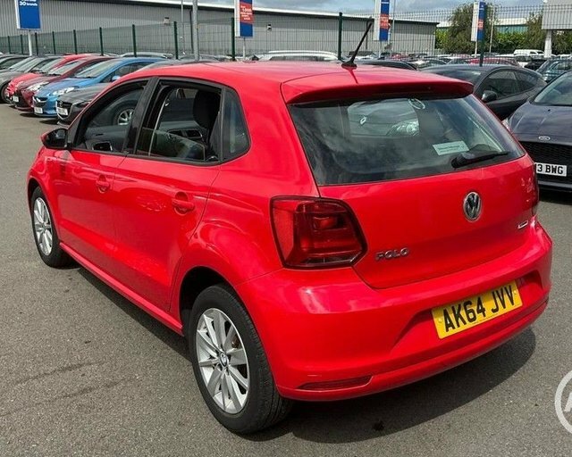 Volkswagen Polo 1.0 Bluemotion Tech Se Hatchback Red #2