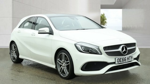 Mercedes-Benz A Class Hatchback 1.5 A180d Amg Line 201666 OE66HTY White #2