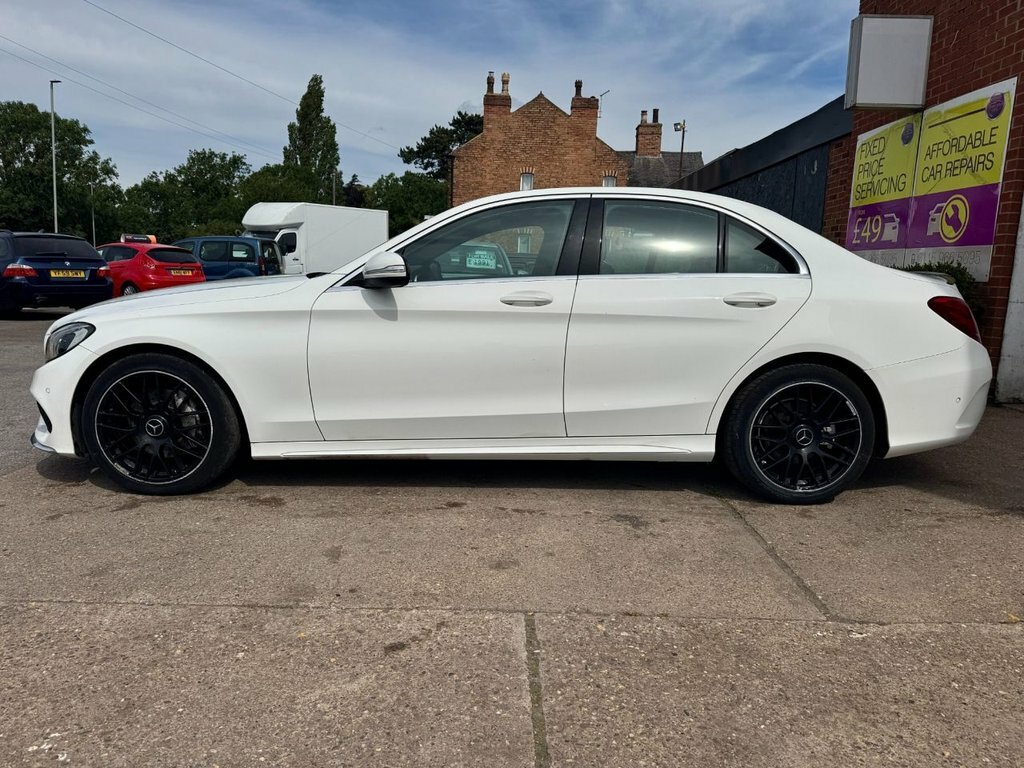Mercedes-Benz C Class 2.1L Amg Line White #5