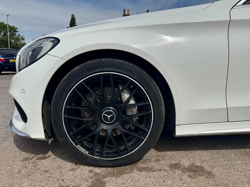 Mercedes-Benz C Class 2.1L Amg Line White #4