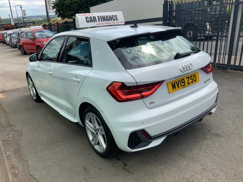 Audi A1 35 Tfsi S Line - 2019 19 MV19ZSO White #4